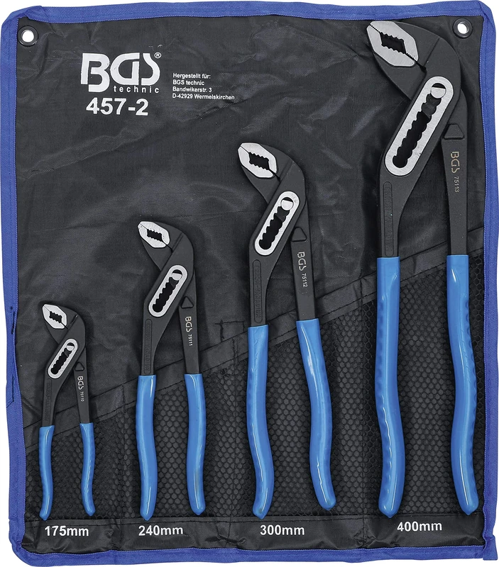 BGS 457-2 | Water Pump Pliers Set | 4 pcs.