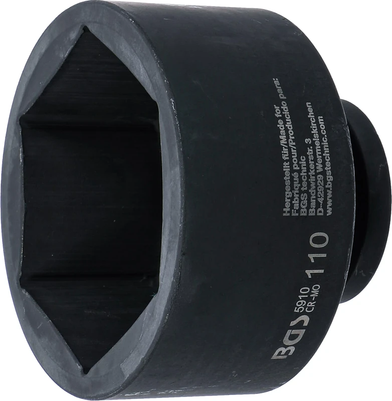 BGS 5910 | Impact Socket, Hexagon | 25 mm (1") Drive | 110 mm