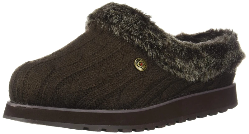 Skechers Women's Keepsakes ICE Angel Slipper, Chocolate, 2 UK