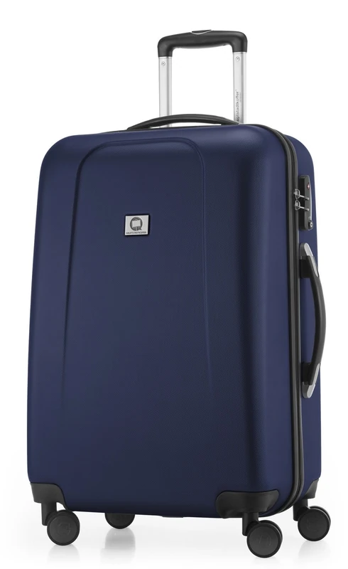 HAUPTSTADTKOFFER - Wedding - Luggage Suitcase Hardside Hard Shell Spinner Trolley 4 Wheel Case, TSA, 65 cm, 67 Liter, Dark Blue