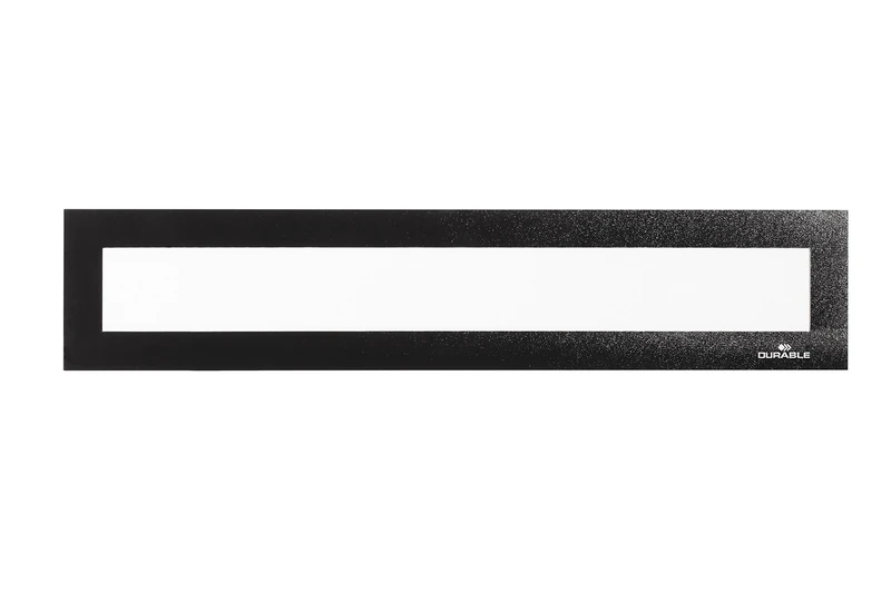 Durable 498701 Duraframe Magnetic Top, Magnetic Title Frame, A3 - Black, Pack of 5, 323 x 66 mm