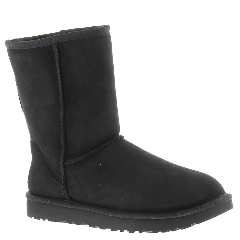 UGG Women's Classic Short II Classic Boot, Black, 7 UK