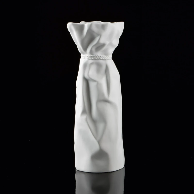 Goebel Kaiser Papyrus 14-003-54-1 Porcelain Vase Bisque Porcelain 30 x 11.5 x 11 cm White