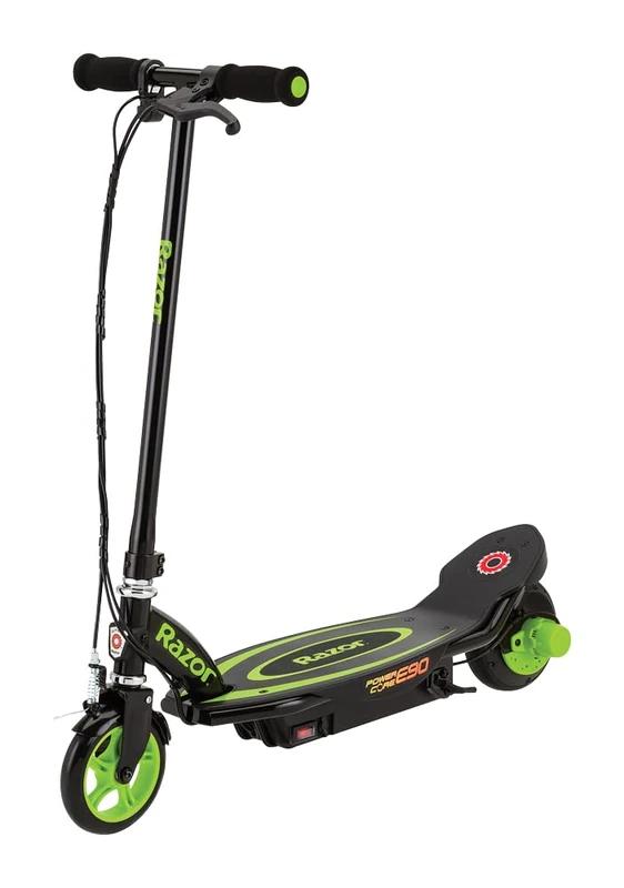 Razor PowerCore E90 Kids Electric Scooter For Ages 8+ - 10mph Speed, 12V Battery