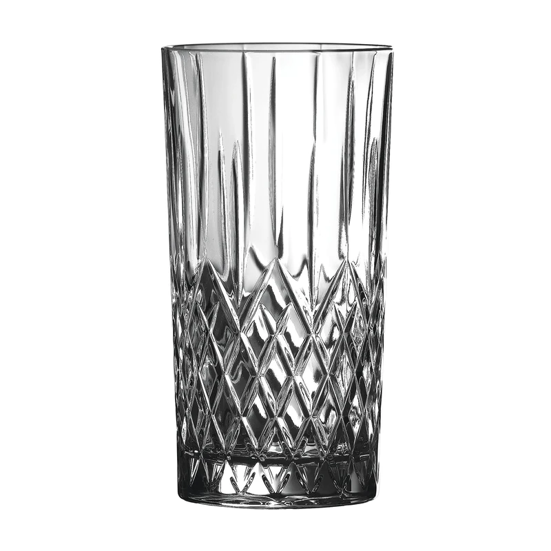 Royal Doulton Earlswood 40020045 Hi-Ball 350 ml, Set of 6, Crystalline, 7.4 x 7.4 x 14.5cm