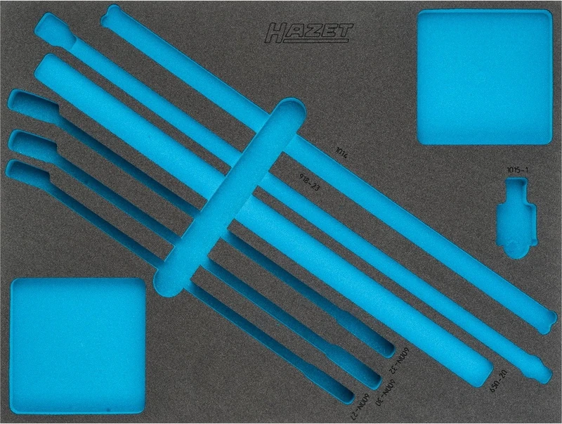 HAZET 163-371L 2-Component Soft Foam Insert - Multi-Colour