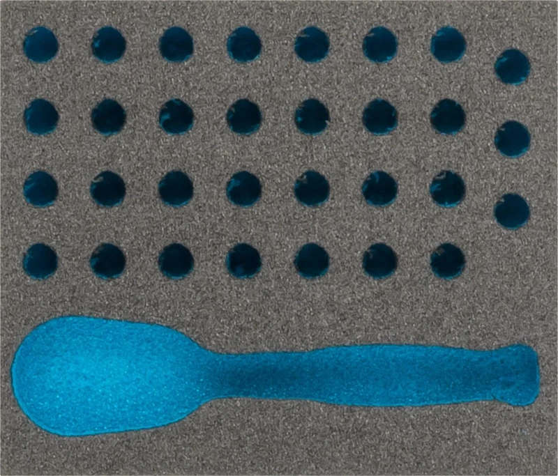 HAZET 163-384L 2-Component Soft Foam Insert - Multi-Colour