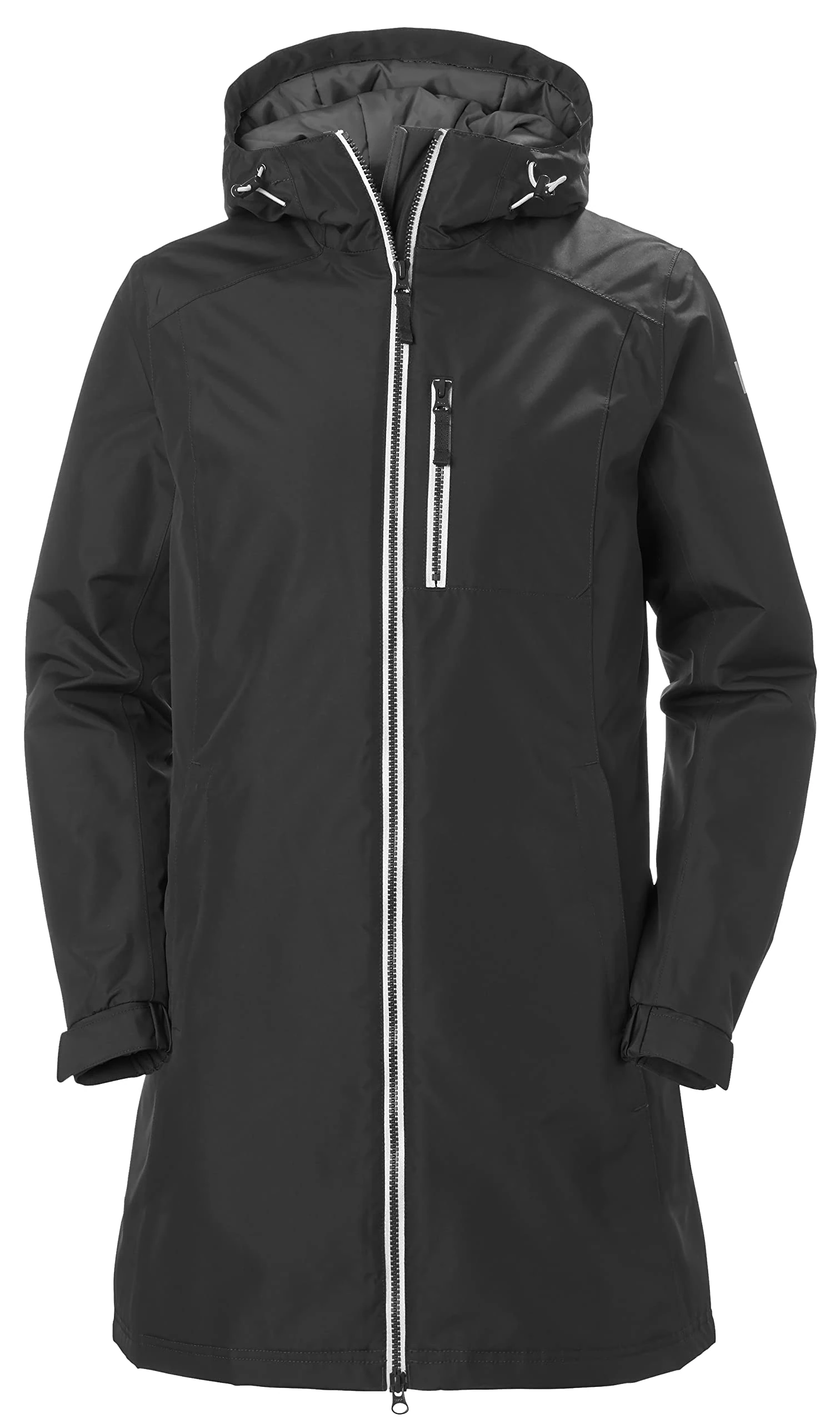 Helly Hansen Women's W Long Belfast Winter Jacket, Black, S