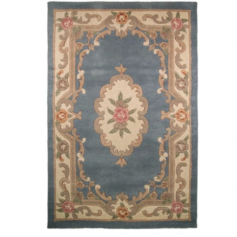 Just Contempo Lotus Floral Runner, Blue, 67x210 cm - Image 1