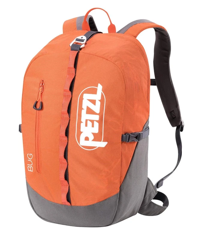 PETZL, Bug, Backpack Climbing, Red/Orange, 18 L, Unisex-Adult