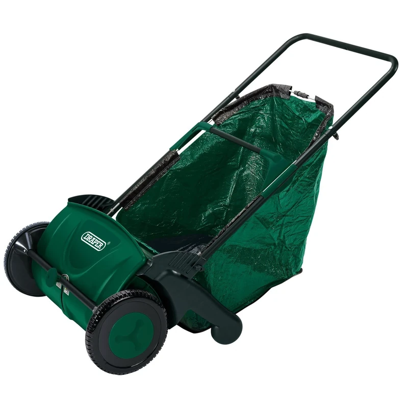 Draper 82754 Garden Sweeper, 21", Green and Black