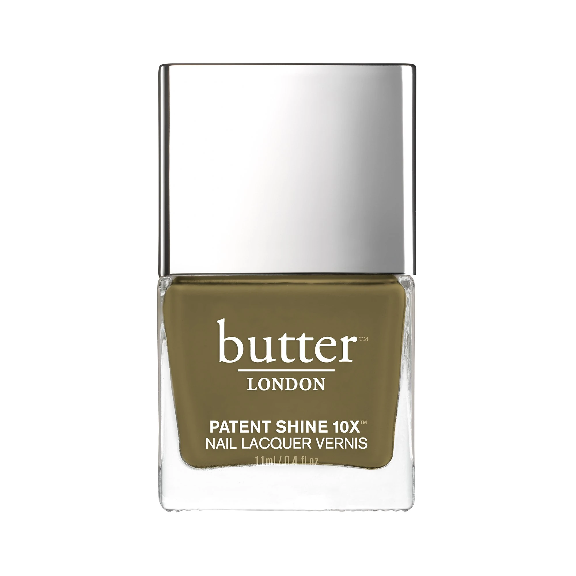 butter LONDON Patent Shine 10X Nail Lacquer British Khaki
