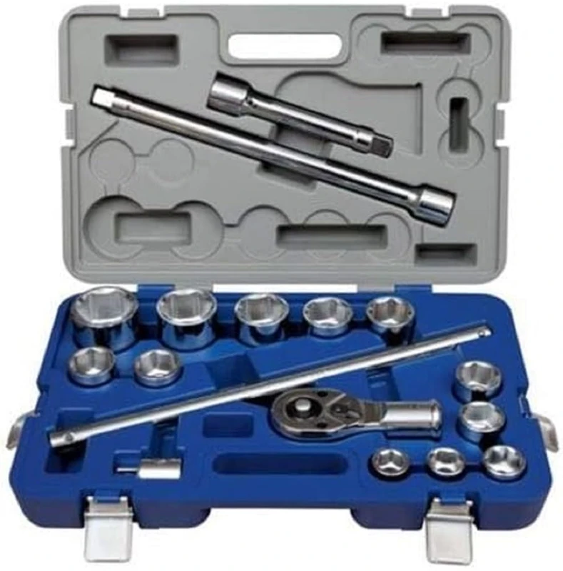 17 Piece Hexagonal 3/4" Fastener Set (22-50mm)