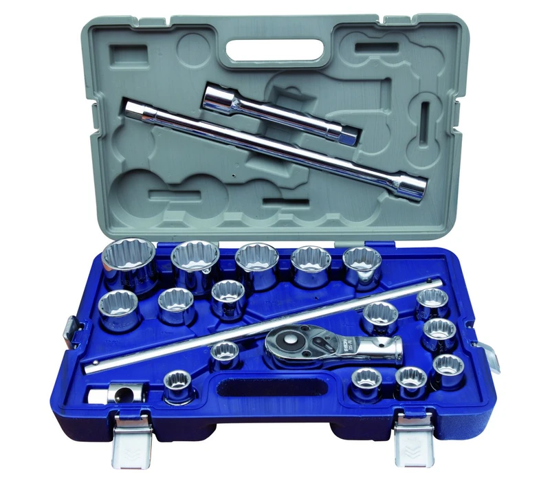 IRIMO 3/4" bi-Hexagonal Screwdriver Set, 21 Pieces (19-50mm)