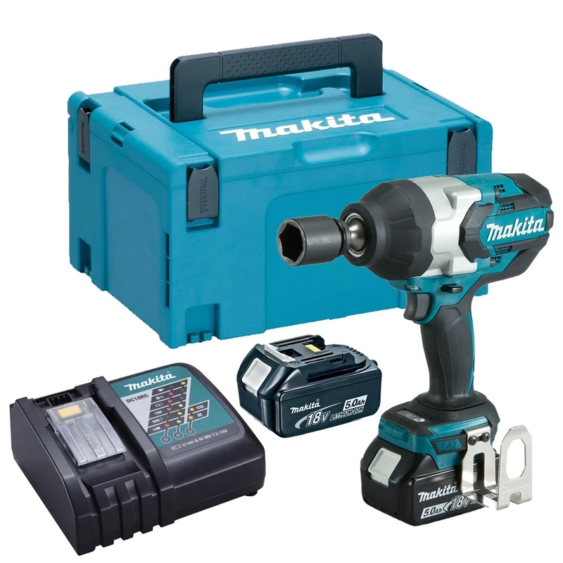 Makita DTW1001RTJ Brushless Impact wrench 1050Nm 2x18V 5Ah Li-ion