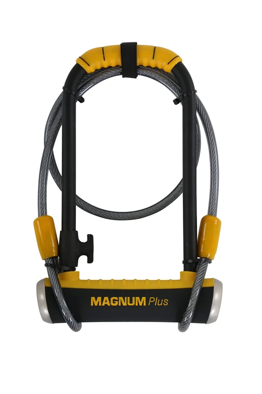 MAGNUM PLUS HLK418 MagSolid U-Lock Shackle, Black