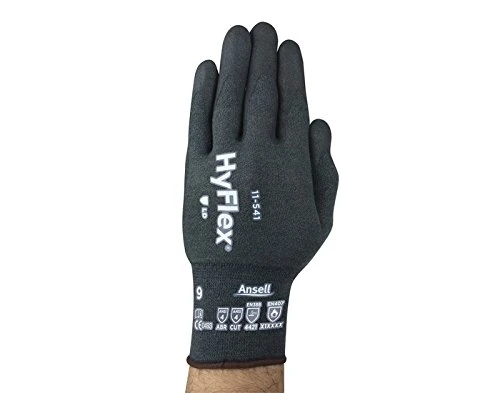 Ansell ActivArmr Electrician Work Gloves, Electrical Protection Class 00 (500V), Insulating Natural Rubber Latex Gloves, Industrial Safety PPE, 14 Inches, Yellow, Size XL (1 Pair)