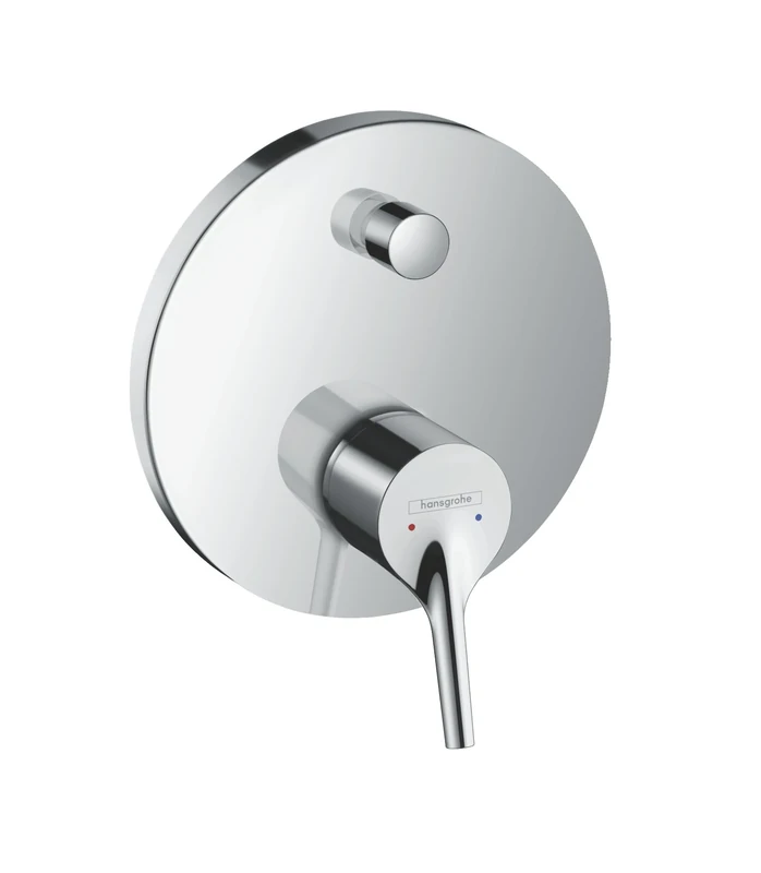 hansgrohe Talis S bath and shower mixer for 2 outlets with integrated backflow prevention, chrome