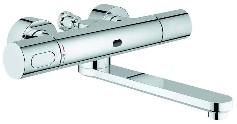 GROHE Eurosmart Ce Infra-Red Electronic Thermostatic Basin Mixer, Wall Mounted Chrome 36414000