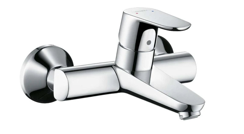hansgrohe Focus wall mounted basin mixer tap, chrome 31923000