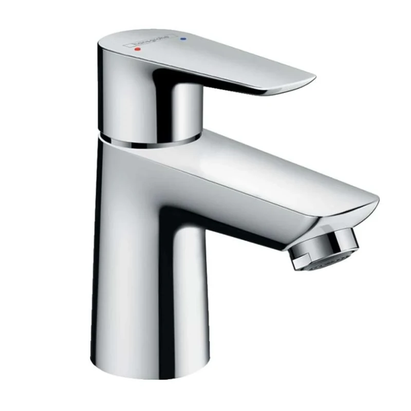 hansgrohe Talis E basin mixer tap 80 with CoolStart energy saving function, without waste, chrome 71704000