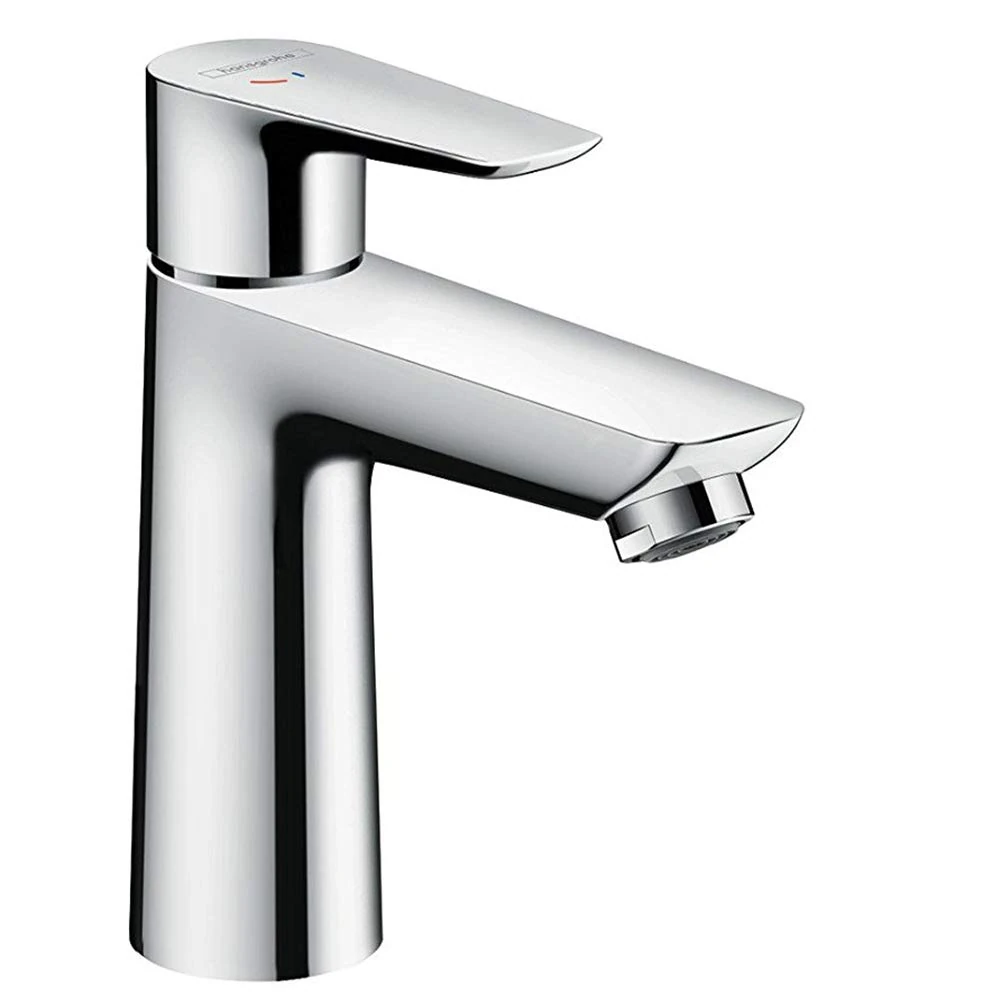 hansgrohe Talis E Basin Mixer Tap 110 energy-saving without waste, chrome, 71714000
