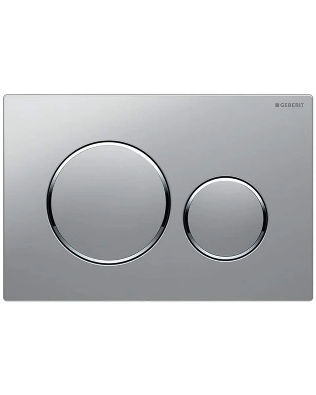 Geberit Sigma 20 Actuator Plate High-Gloss Chrome/Matte Chrome 115.882. KH. 1
