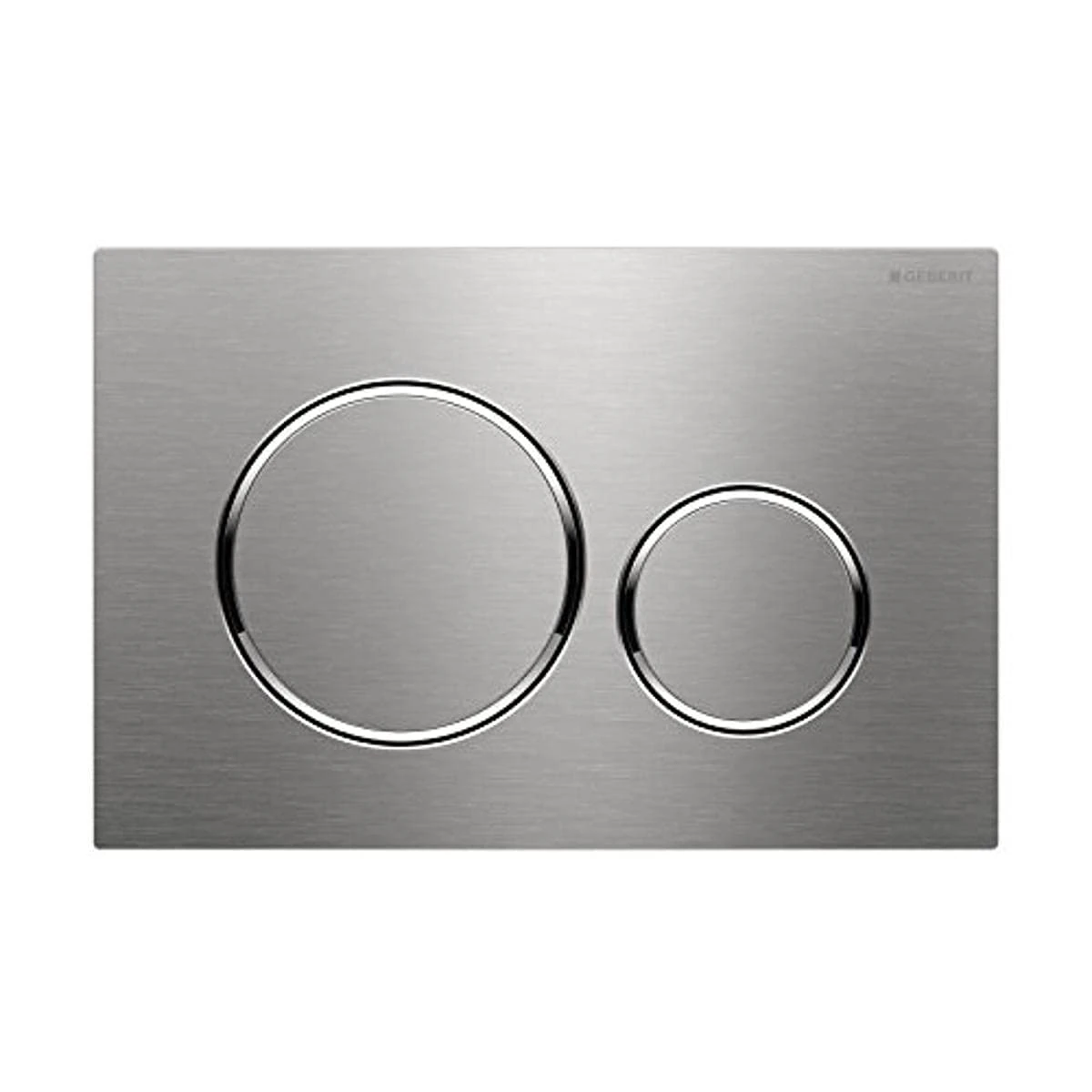 Geberit Sigma 20 Actuator Plate, Rushed/Polished Stainless Steel, 1 Piece, 115.882. SN. 1