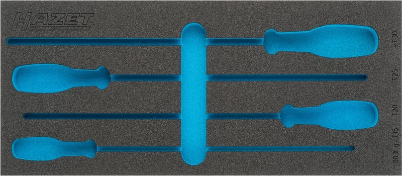 HAZET 163-380L 2-Component Soft Foam Insert - Multi-Colour