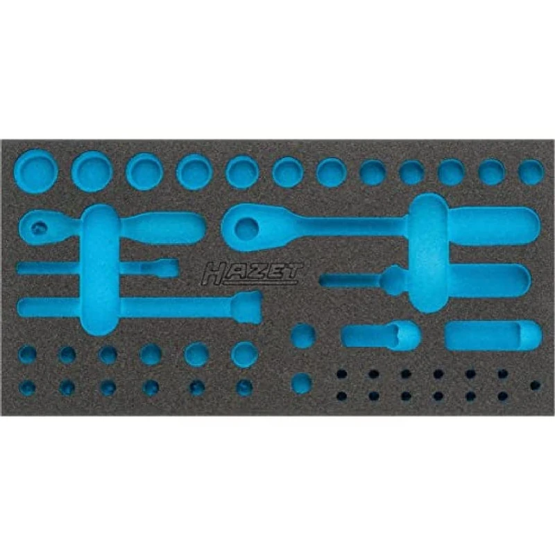 HAZET 163-351L 2-Component Soft Foam Insert - Multi-Colour