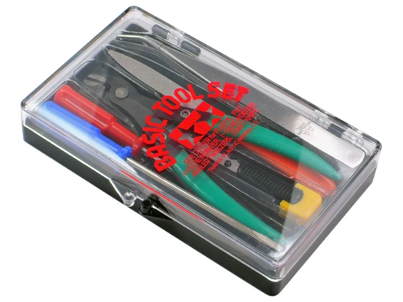 Tamiya 74016 Set - Screwdrivers, Cutter, Pliers, File, Tweezers