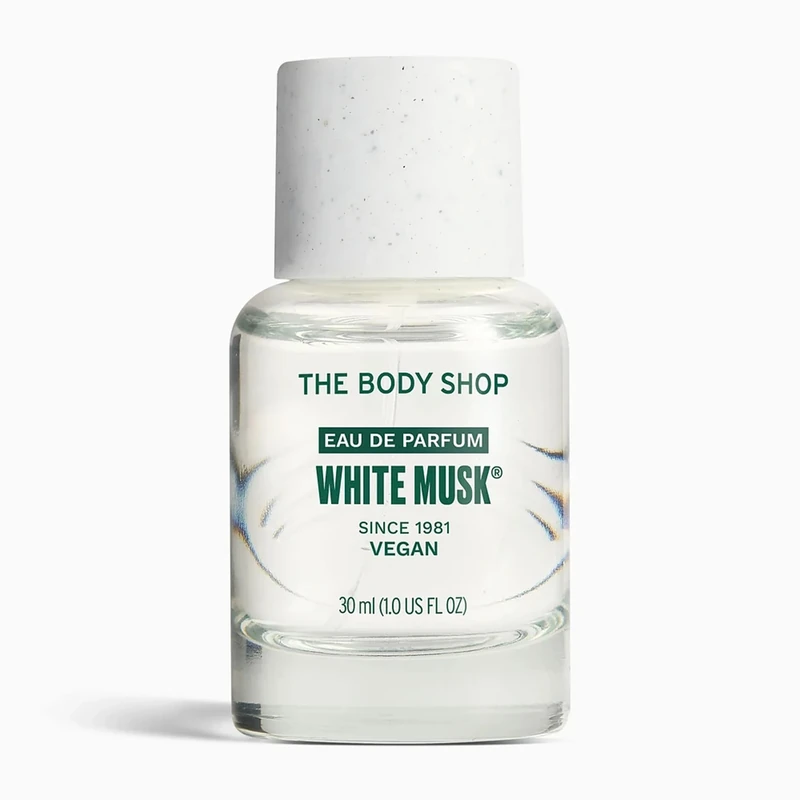 The Body Shop White Musk Eau de Toilette (1x 60ml), Fresh Floral Musk Perfume for Men & Women, Long-Lasting Unisex Fragrance with Jasmine & Lily Notes, Vegan Cologne, Signature Cruelty-Free Scent