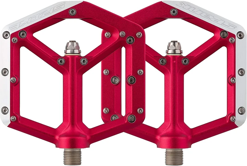 Spank Spike flat pedal 2016, red, one size