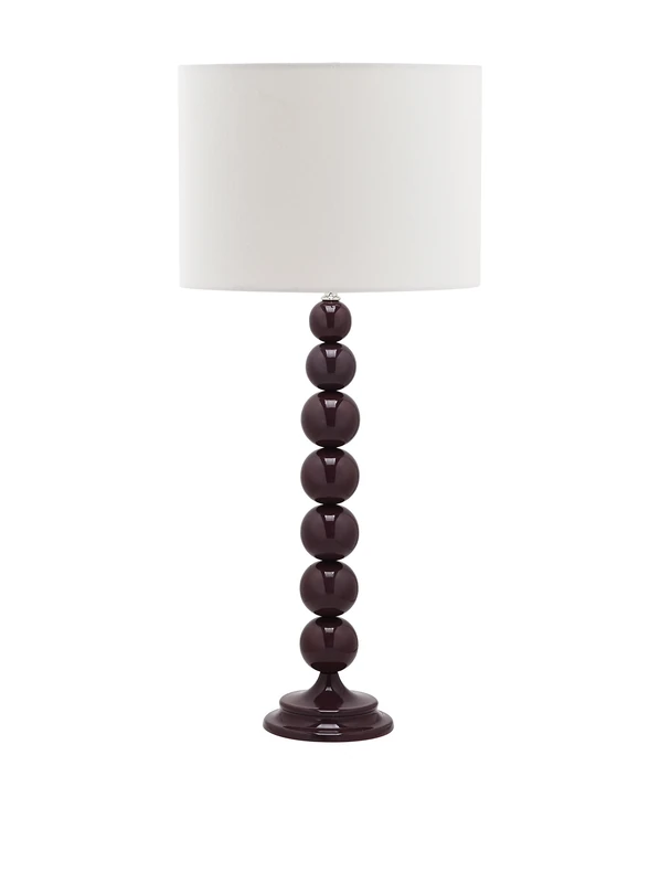 Safavieh Modern Metal Table Lamps - Set of 2, in Dark Purple