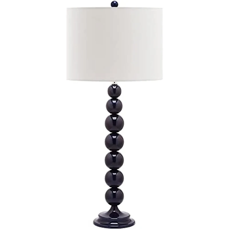 Safavieh Modern Metal Table Lamps - Set of 2, in Navy