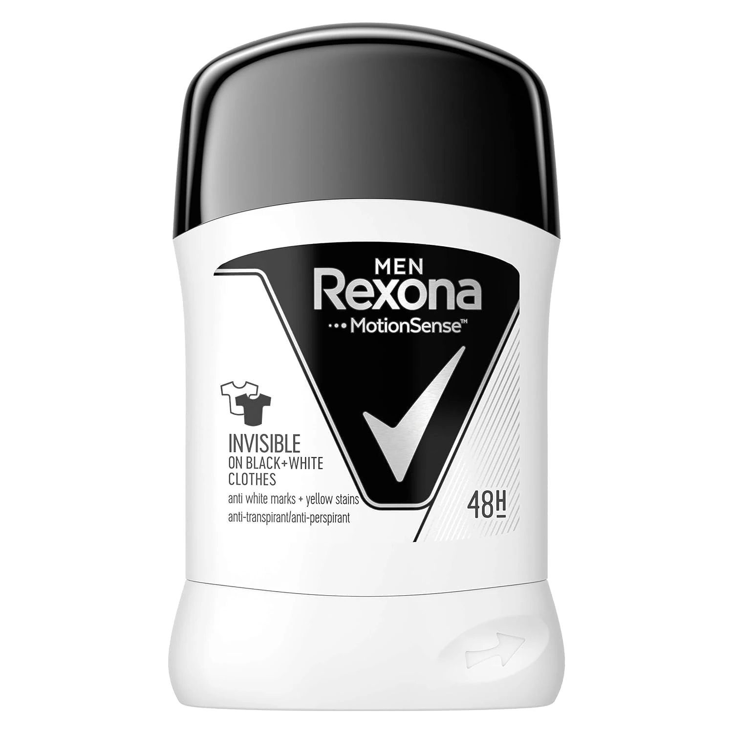 Rexona 50ML Anti Perspirant Stick Invisible Black & White For Men