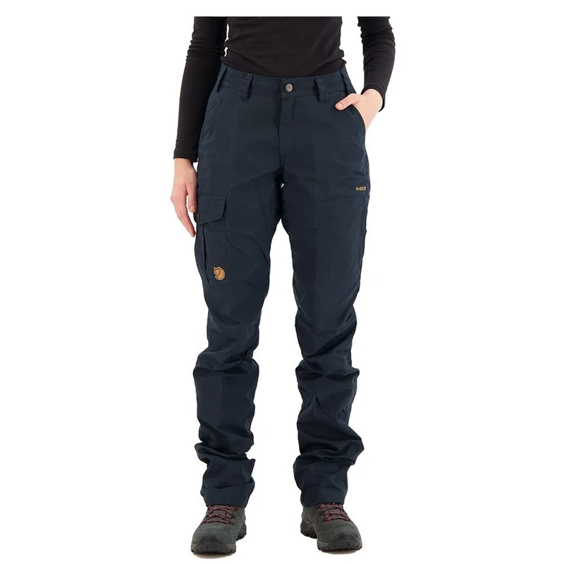 Fjallraven Women's Karla Pro Trousers Curved W Sport Trousers, Blue, 38 UK