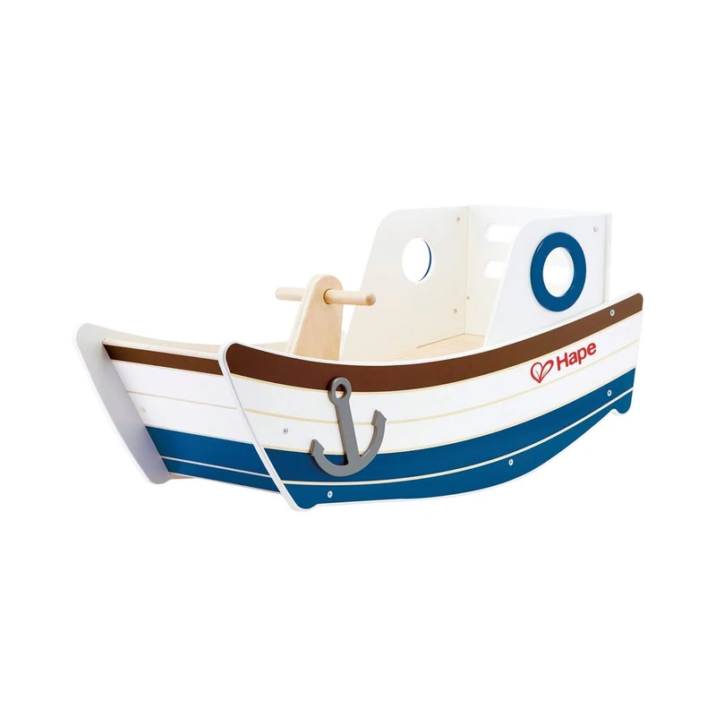 Hape High Seas Rocker - Wooden Rocking Boat - Suitable for 12 months and up