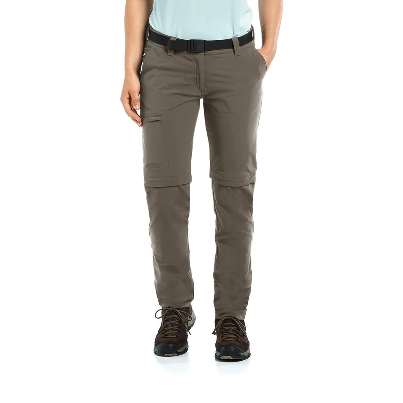 Maier Sports Inara Slim Zip, Women's hiking trousers, Water-repellent trousers for trekking and hiking, Close-fitting cut, Zip-off function, PFC-free, mSTRETCH pro 4 & dryprotec