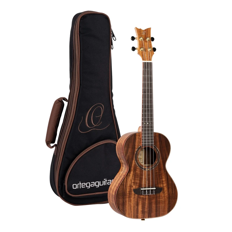 Ortega Guitars Tenor Ukulele Acoustic – Timber Series – Including Gigbag – Acacia, Natural (RUACA-TE)