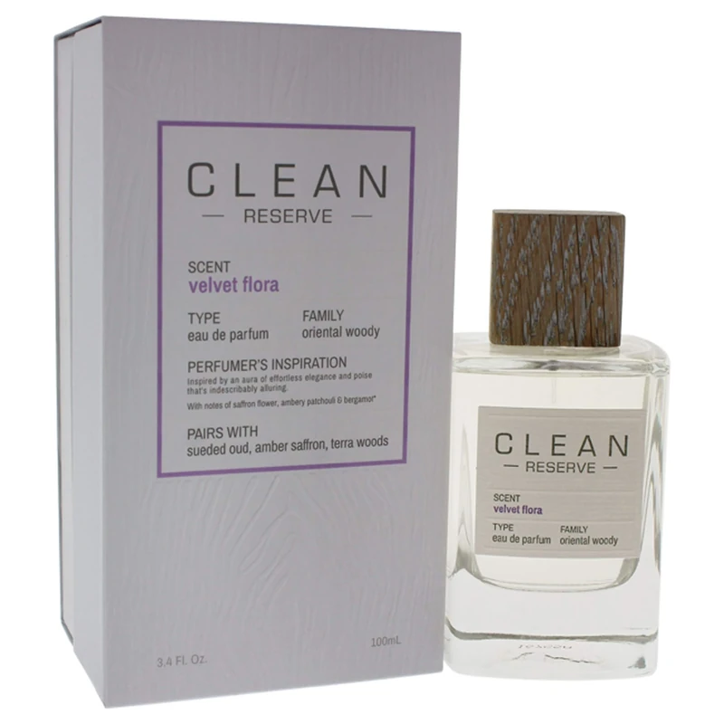 Clean Reserve Velvet Flora for Unisex 3.4 oz EDP Spray