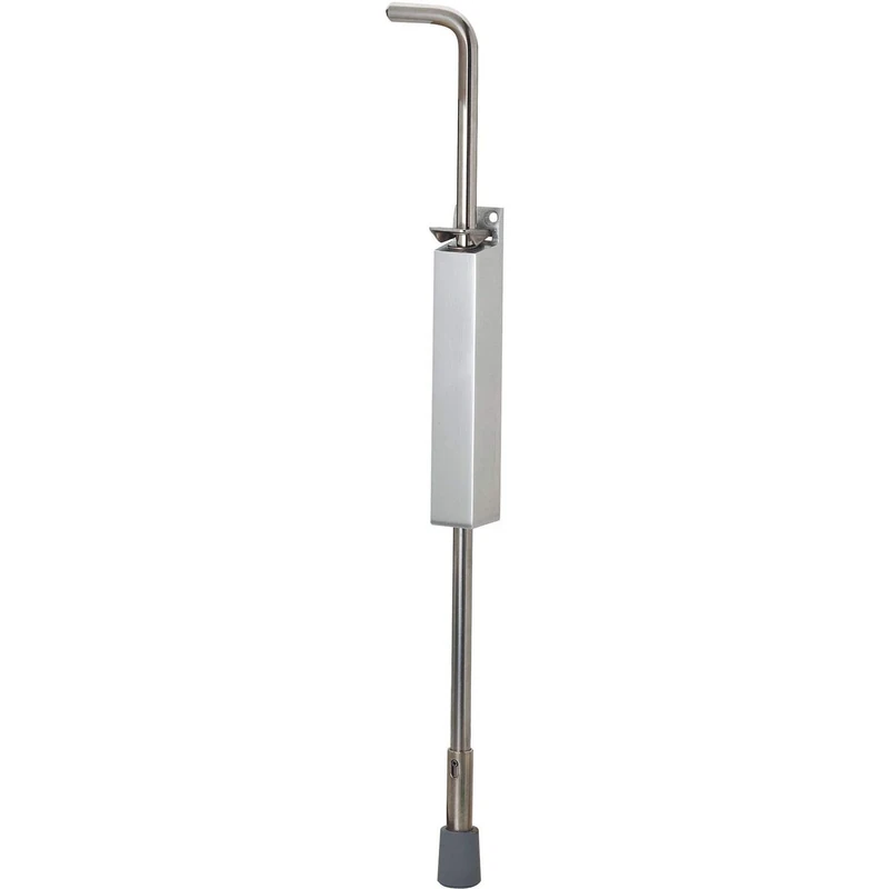 KWS 104802 Silver Door Stop for Extremely Large Height Differences Lock Height 555 mm Varnished Aluminium