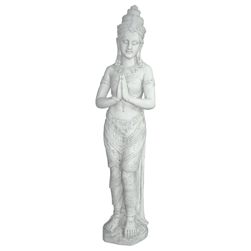 Design Toscano LARGE THAI TEPPANOM STATUE, Antique Stone,KY51459