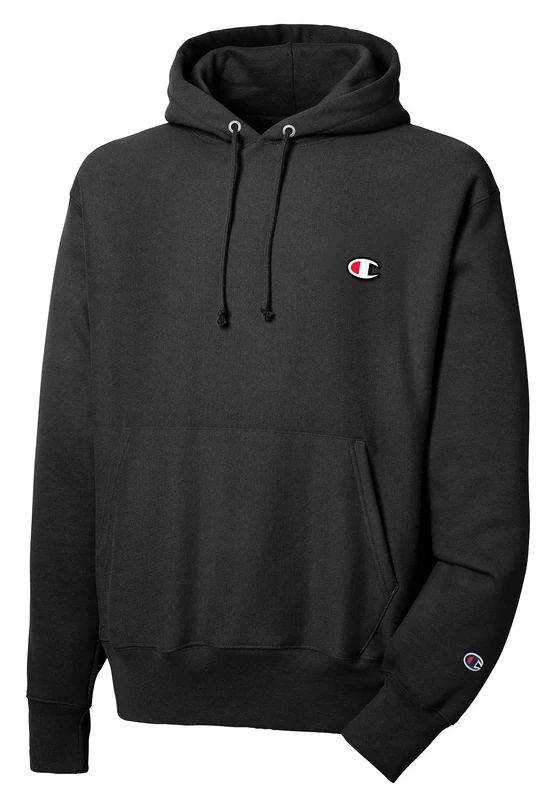Champion Men's reverse Hoody, Black, L UK
