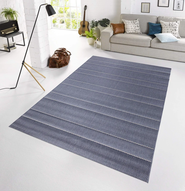 HANSE Home Indoor and Outdoor Rug Fürth Blue 80 x 300 cm