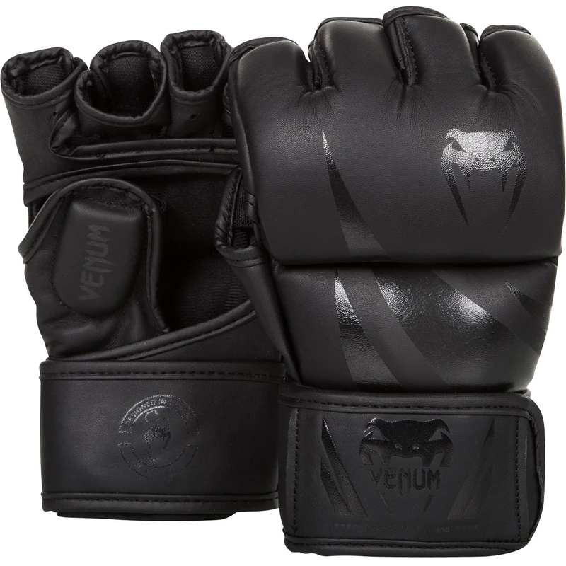 Venum, Challenger MMA Gloves, Unisex Adult, M, Matte/Black