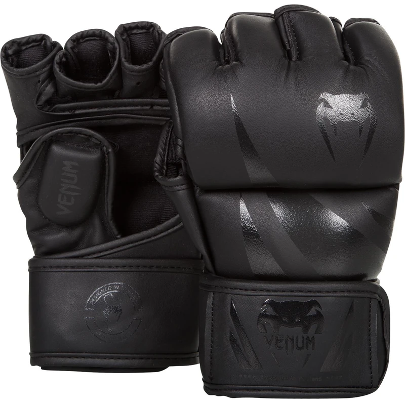 Venum, Challenger MMA Gloves, Unisex Adult, S, Matte/Black