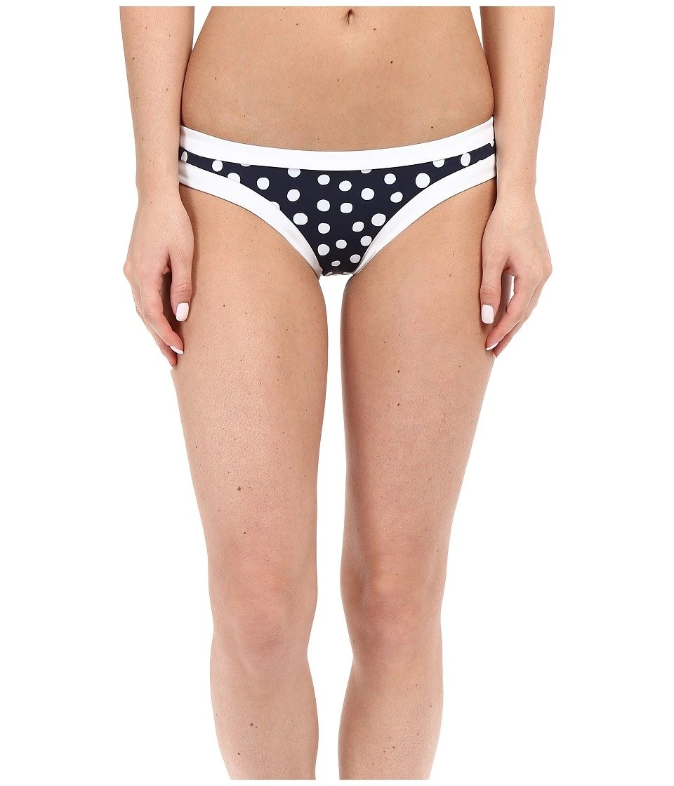 Seafolly Women's Spot on Hipster Full Coverage Bikini Bottom Swimsuit, Spot on Spot Indigo, 8 US