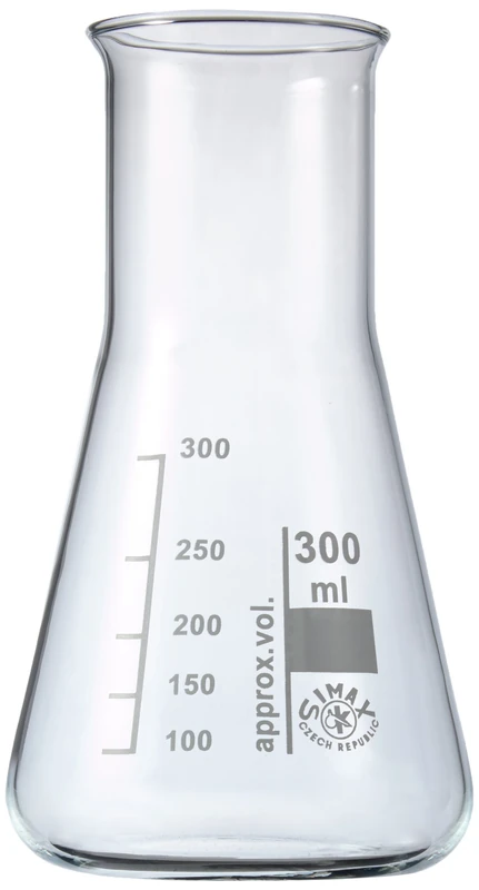 NeoLab E-1070 Erlenmeyer Flasks Simax Wide-Necked 300 ml (Pack of 10)