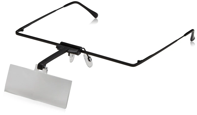Neolab 2 2457 Glasses Magnifying Glass with Clamp Mounting, 3x, Polymer Plastic Perspex Leaflet Display Stands - Image 1